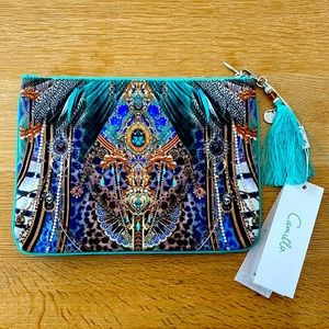 Hand Made Canvas Clutch/Accessory Pouch